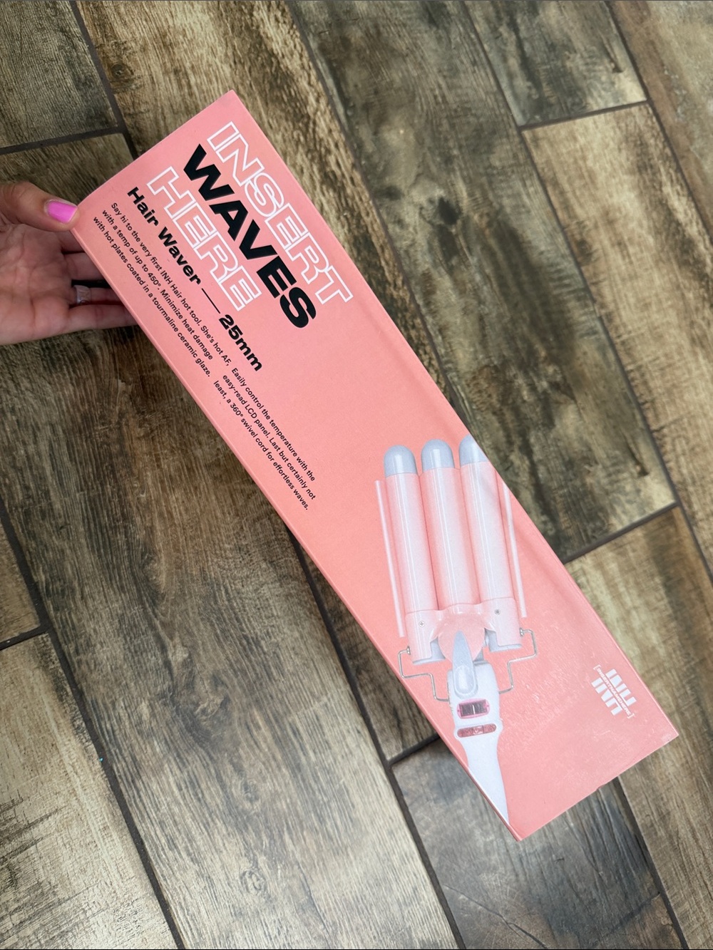 Waves 25mm Triple Barrel Hair Waver - Pink